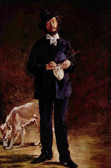 Edouard Manet Portrat des Gilbert-Marcellin Desboutin china oil painting image